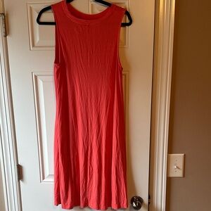 Time and Tru Sleeveless Red Midi Dress